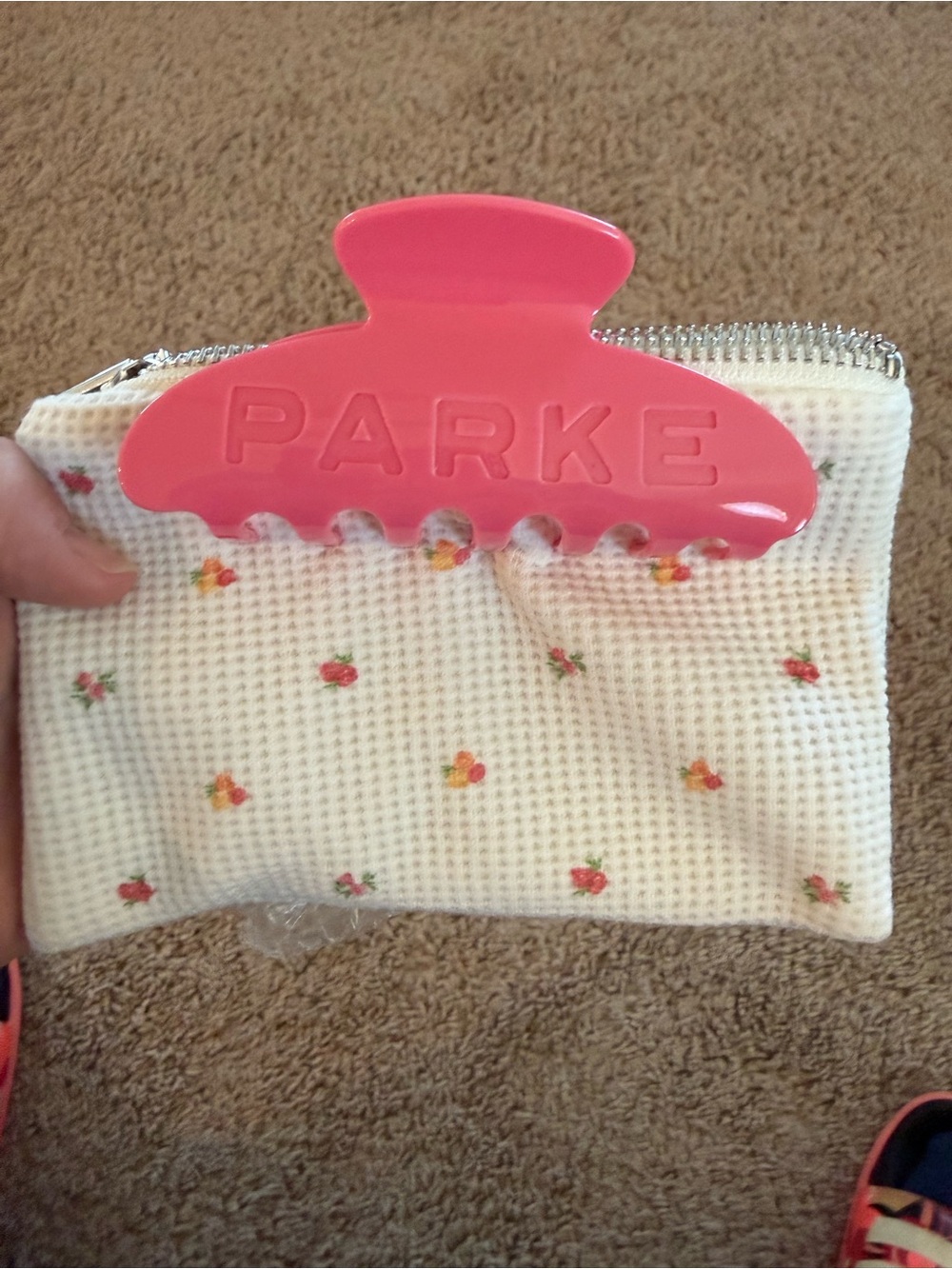 PARKE Pink Claw Hair Clip for Women & Kids